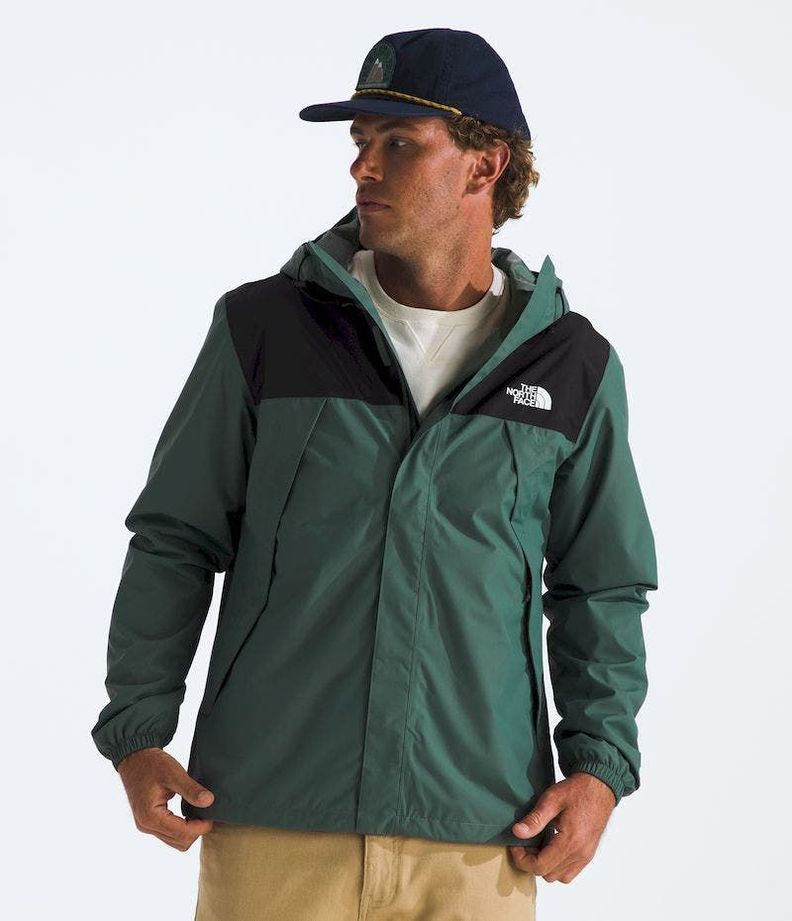 Chaqueta The North Face Hombre Impermeable Antora Verde-0