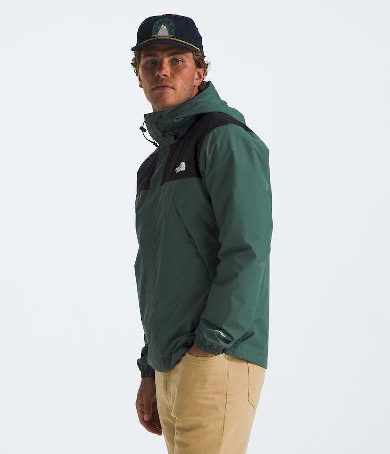 Chaqueta The North Face Hombre Impermeable Antora Verde-2
