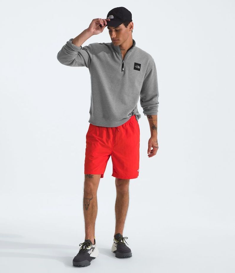 Poleron The North Face Hombre Box Half Dome 45748 Zip Gris-3