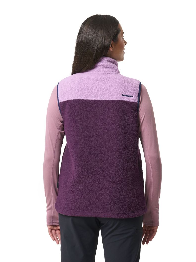 Polar Andesgear Mujer Nahuelbuta Vest - Morado-1