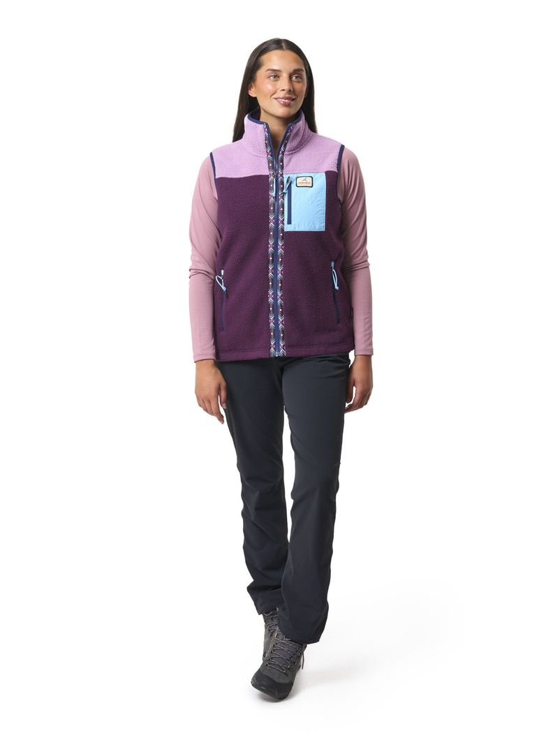Polar Andesgear Mujer Nahuelbuta Vest - Morado-2