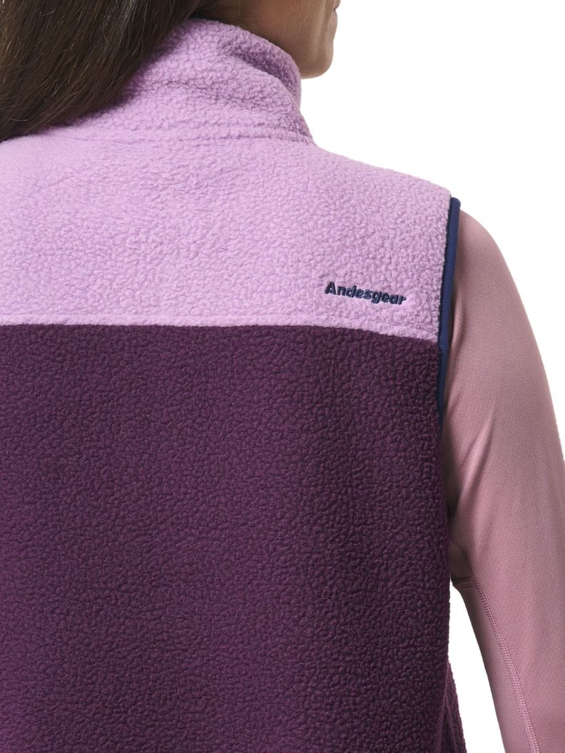 Polar Andesgear Mujer Nahuelbuta Vest - Morado-5