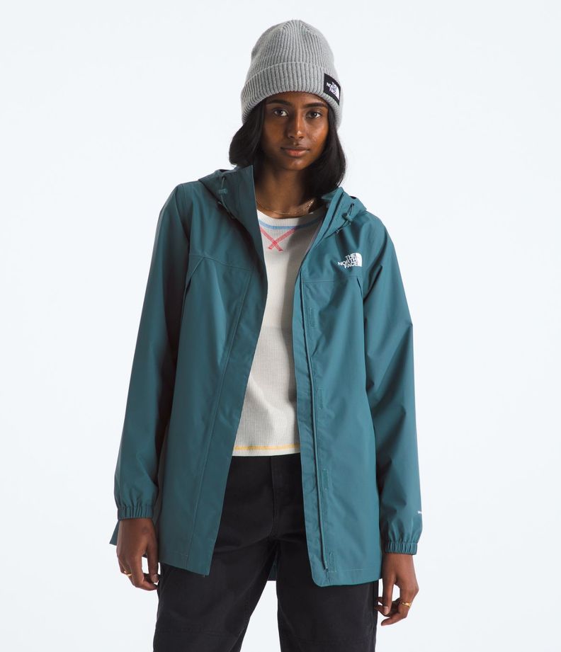 Chaqueta Impermeable Antora Rain Parka Mujer Azul