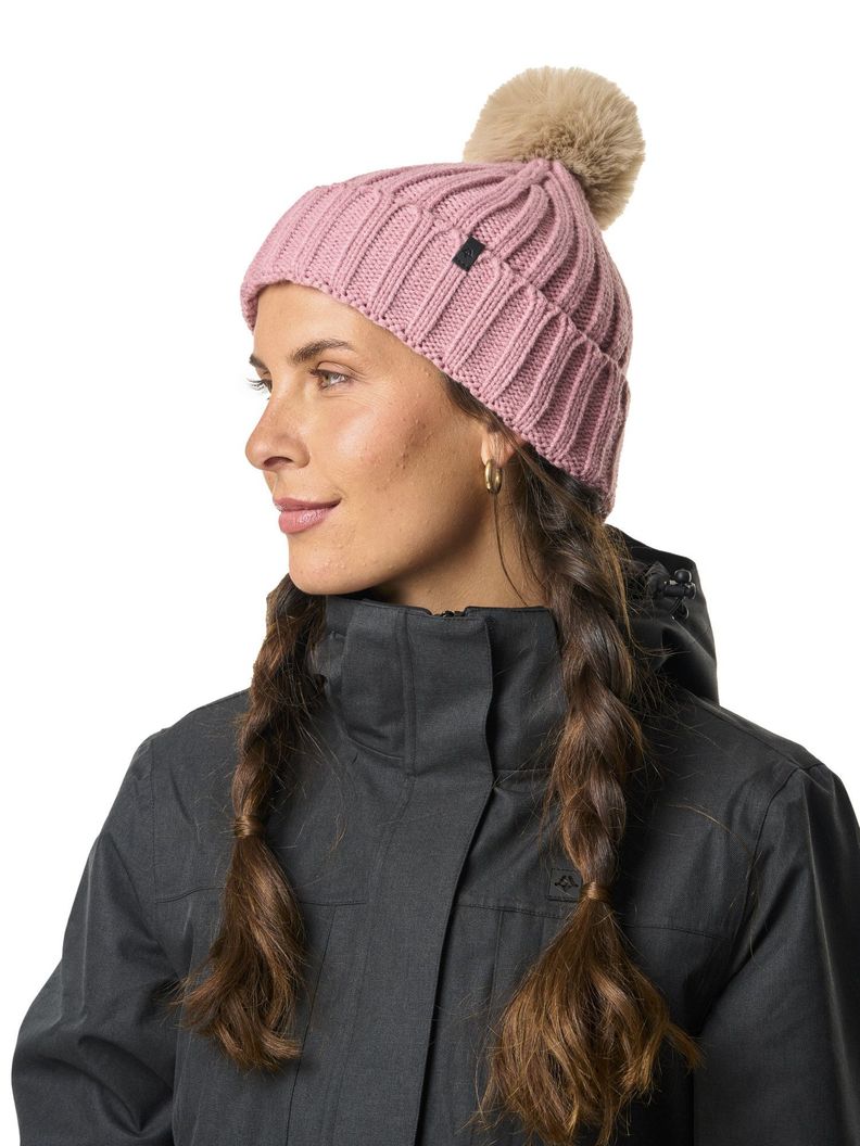 Gorro Kivul Unisex Beanie Friz Rosado-1