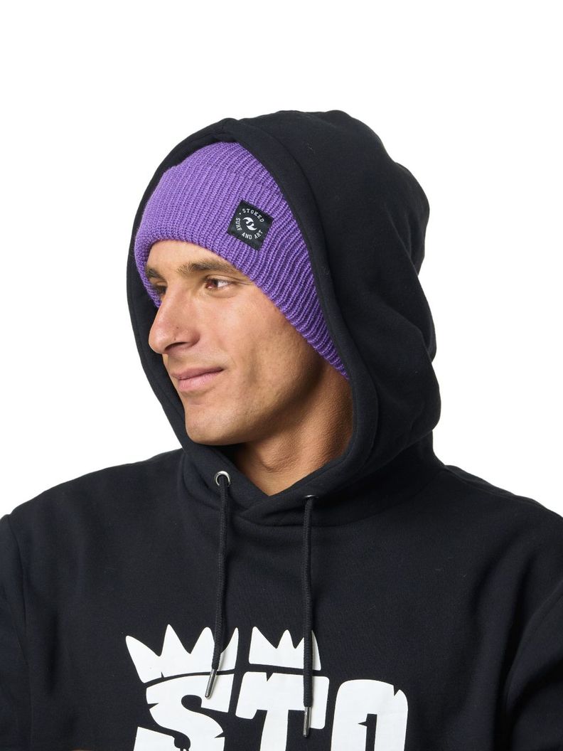 Gorro Stoked Unisex Beanie New Bay Morado-5