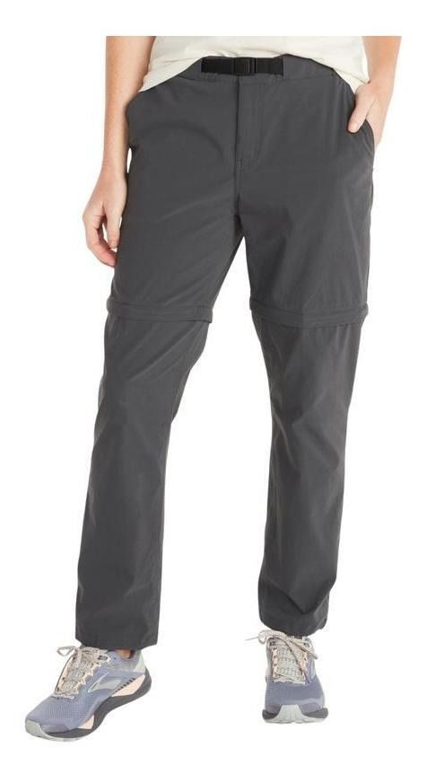 Pantalón Marmot Mujer Kodachrome Convertible Gris-0