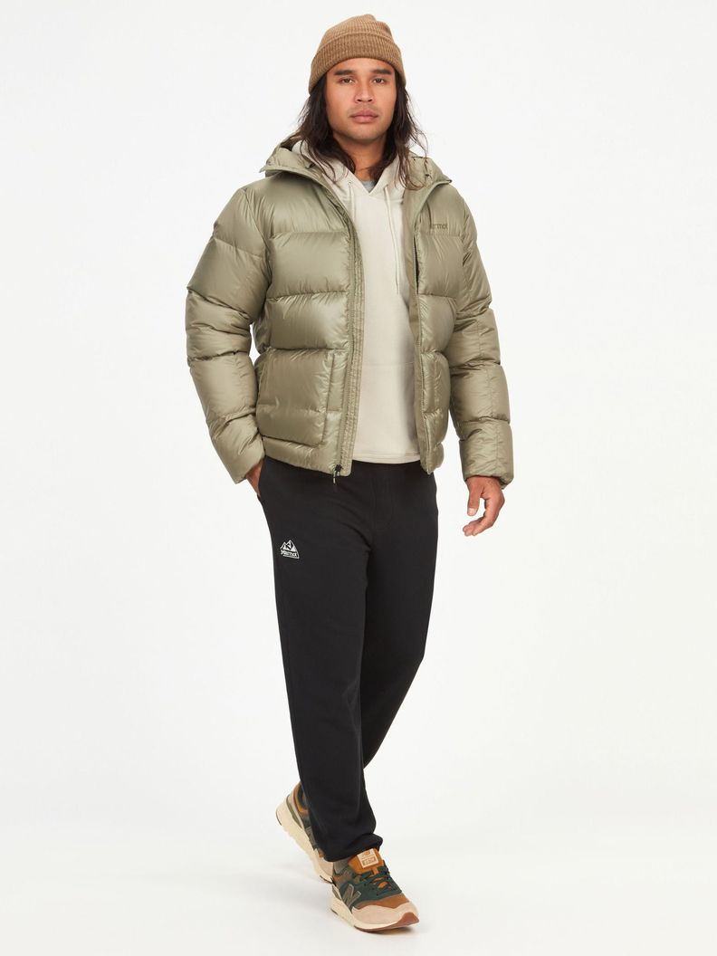 Chaqueta Marmot Hombre Guides Down Hoody Verde-2