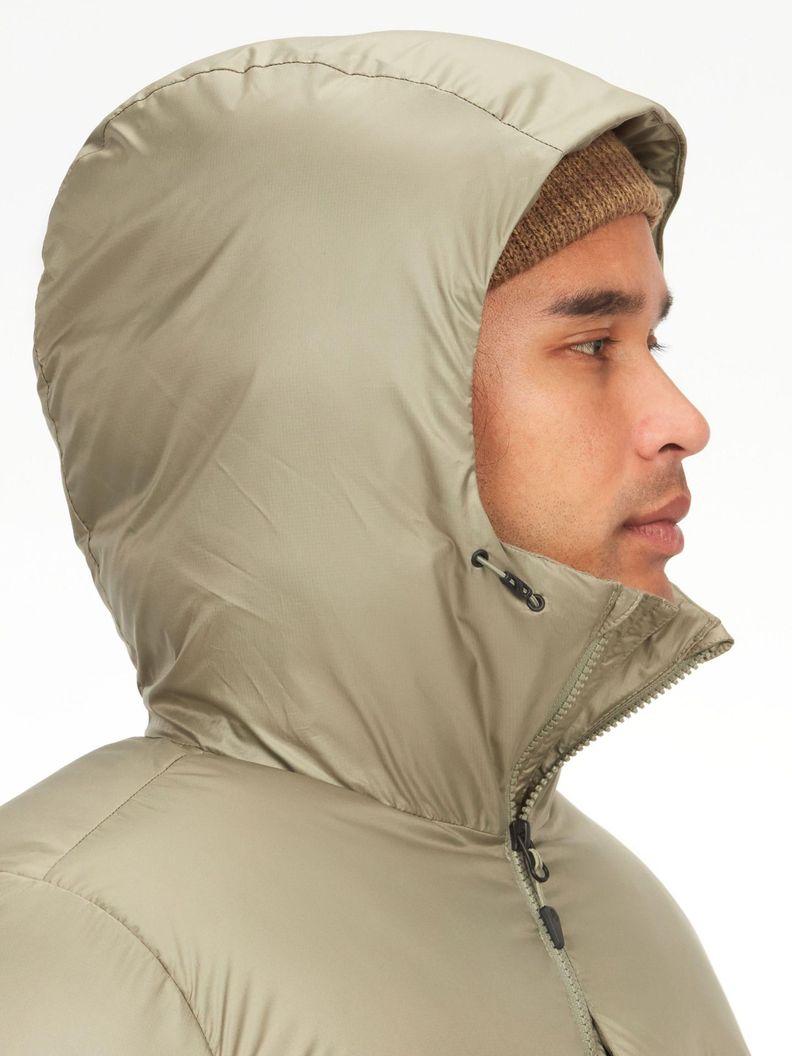 Chaqueta Marmot Hombre Guides Down Hoody Verde-4