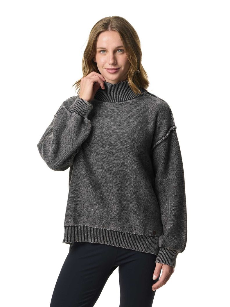 Chaleco Stoked Mujer Glow Negro