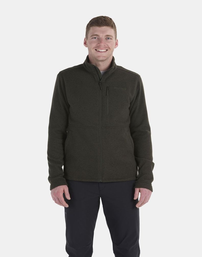 Polar Marmot Hombre Drop Line Jacket Verde-0
