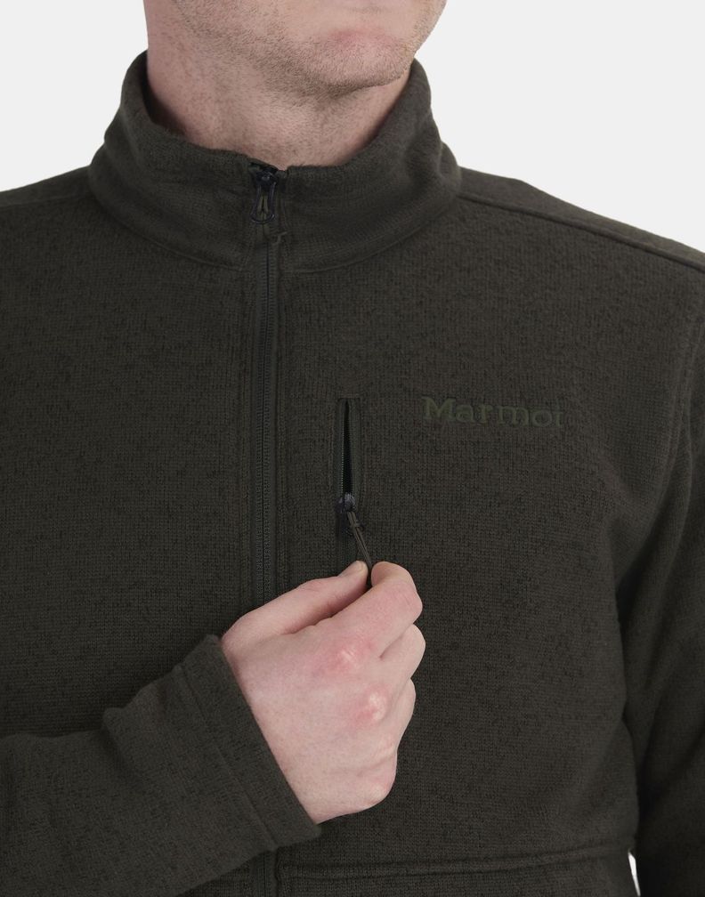 Polar Marmot Hombre Drop Line Jacket Verde-3