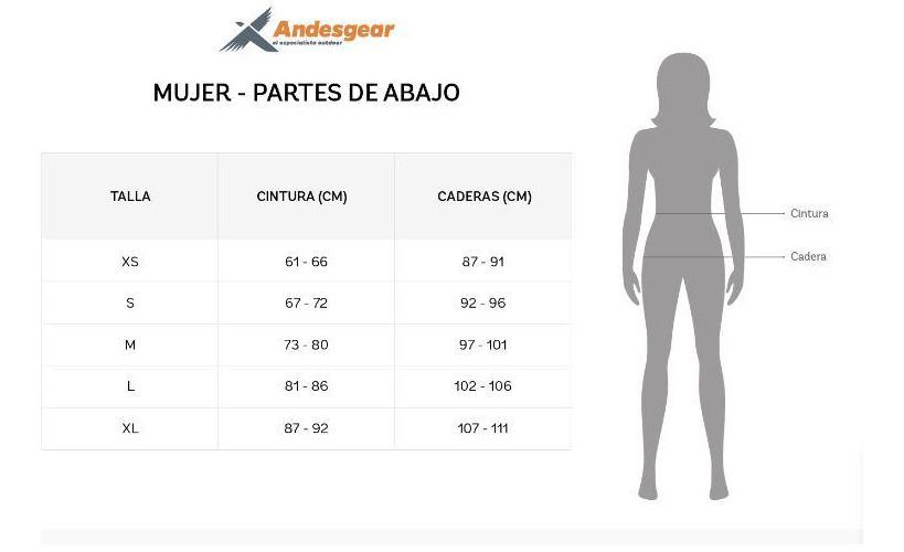 Pantalon Andesgear Mujer Carbon Steel Gris-5