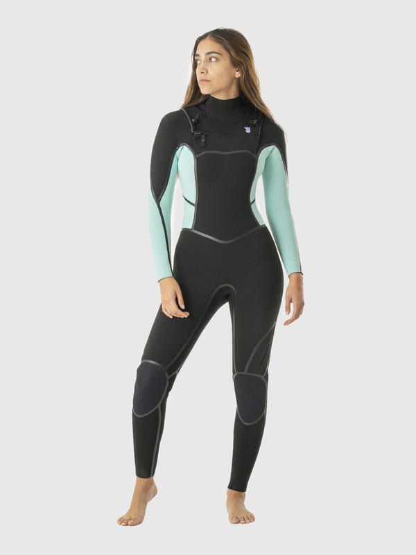 Traje Stoked Mujer De Agua G5 Wo 37716 Removable Hood Negro-0