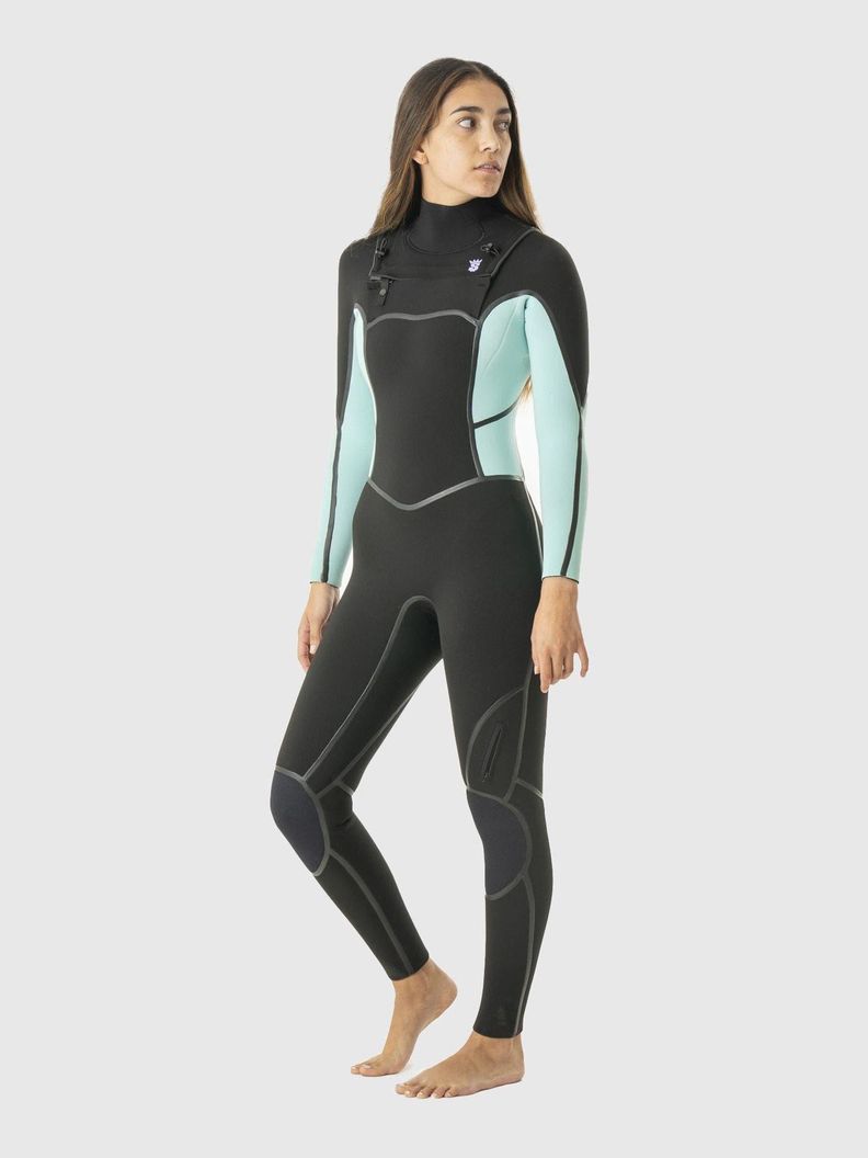 Traje Stoked Mujer De Agua G5 Wo 37716 Removable Hood Negro-1