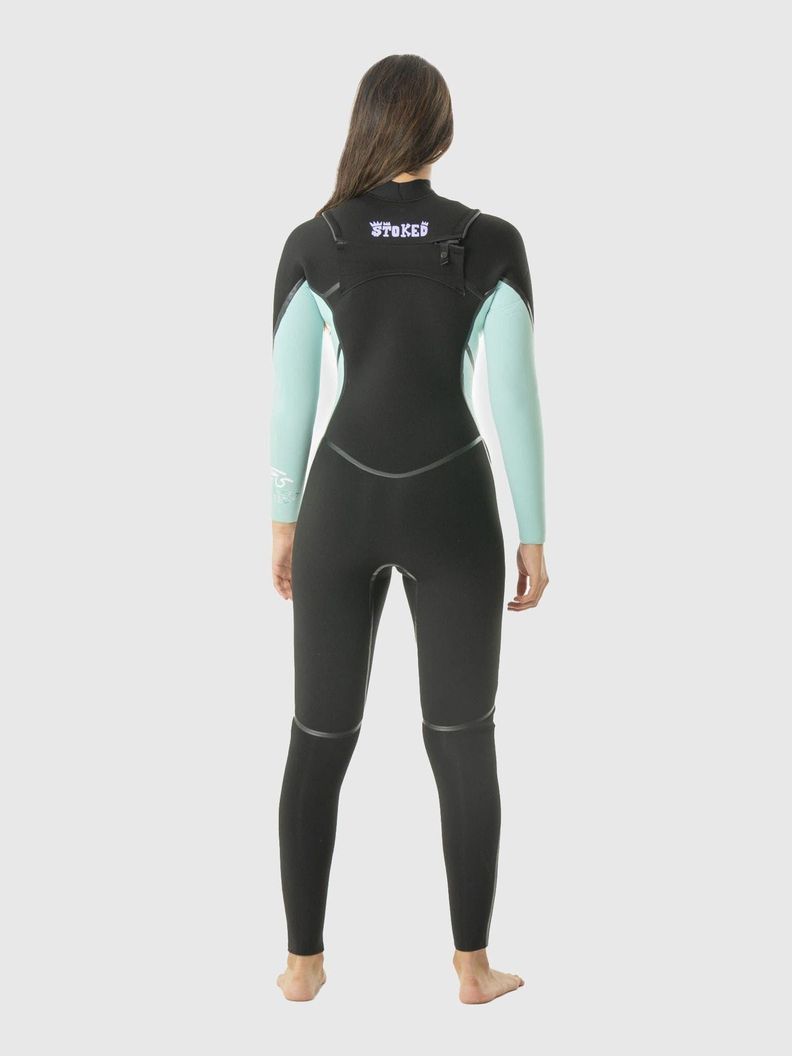 Traje Stoked Mujer De Agua G5 Wo 37716 Removable Hood Negro-2