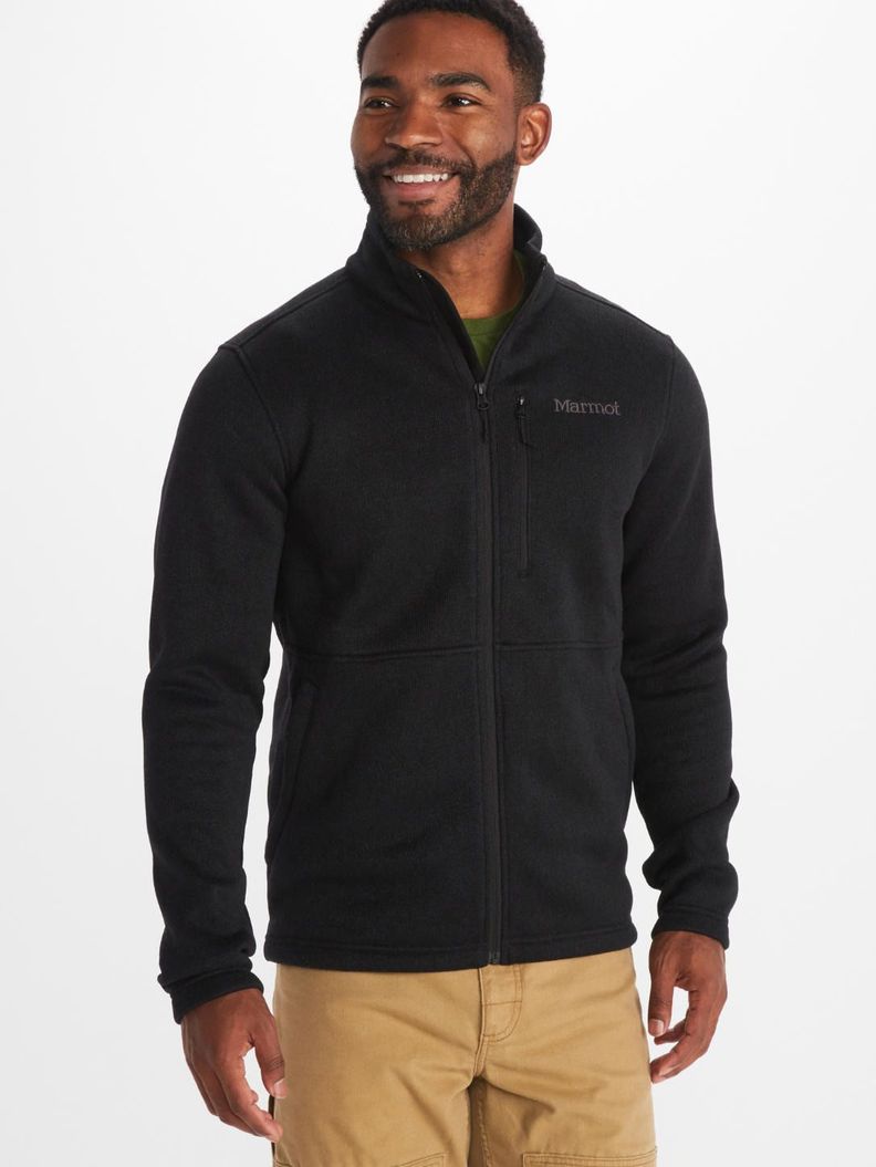 Polar Marmot Hombre Drop Line Negro-1