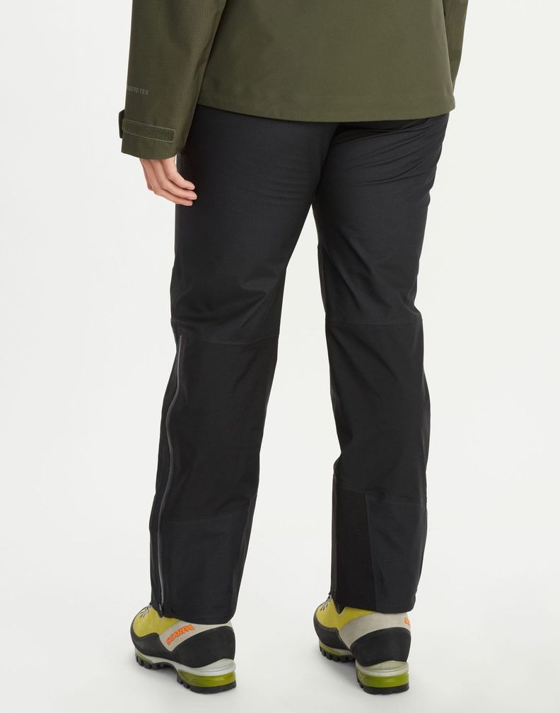 Pantalones Marmot Mujer Impermeables Mitre Peak Gtx Negro-1