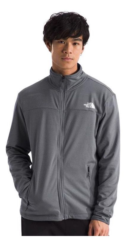 Polar Hombre The North Face Cedar Trail Grid Full Zip - Gris-0