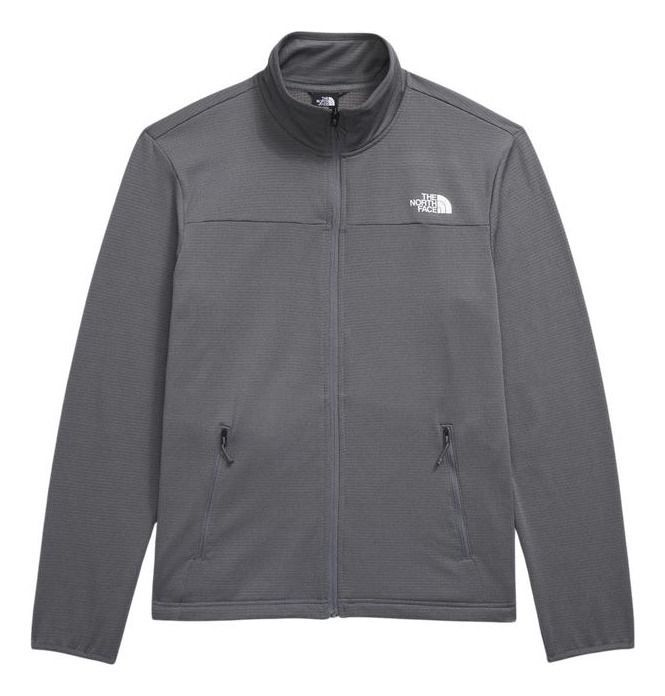Polar Hombre The North Face Cedar Trail Grid Full Zip - Gris-3