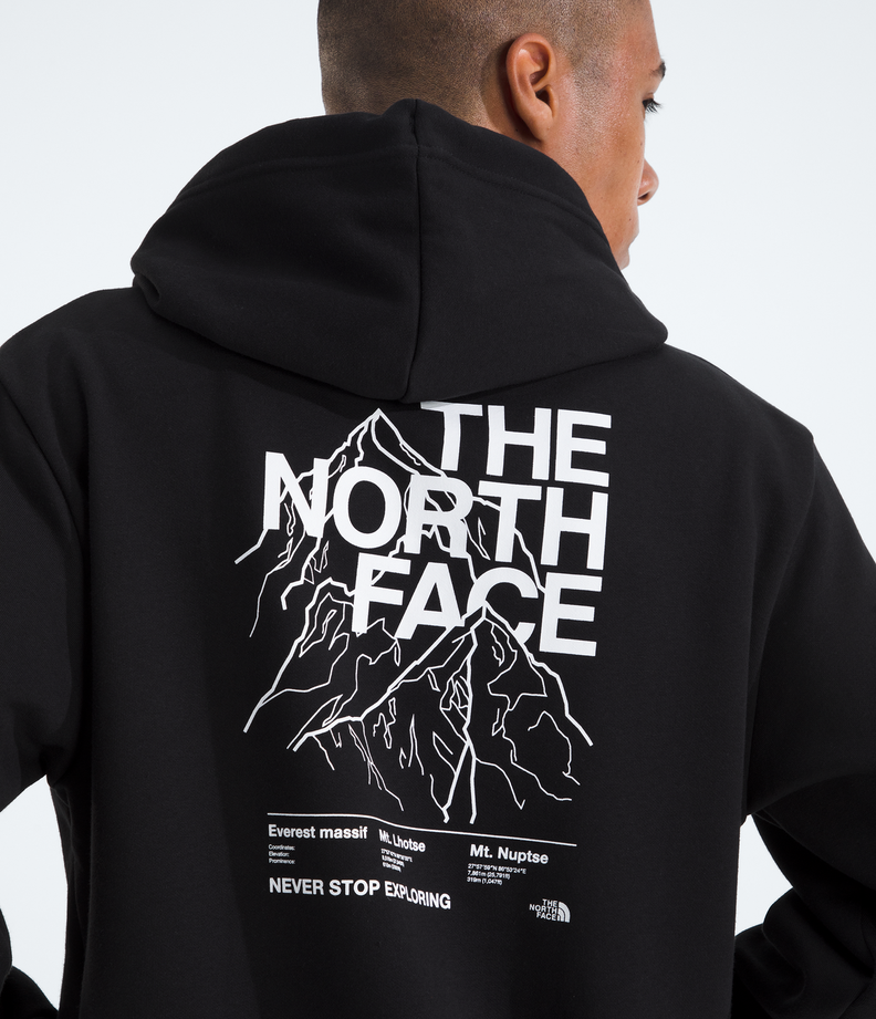 極美品⭐︎DeuxiemeClasse×AMERICANA HOODIEGOWN Poleron Evo Half Dome Mtn Hoodie- Graphic Hombre Negro The North