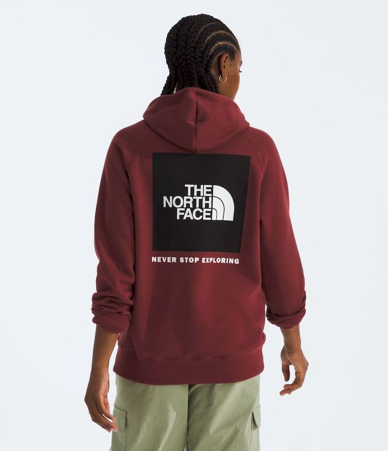 Poleron The North Face Mujer Box Nse Pullover Hoodie Rojo-0
