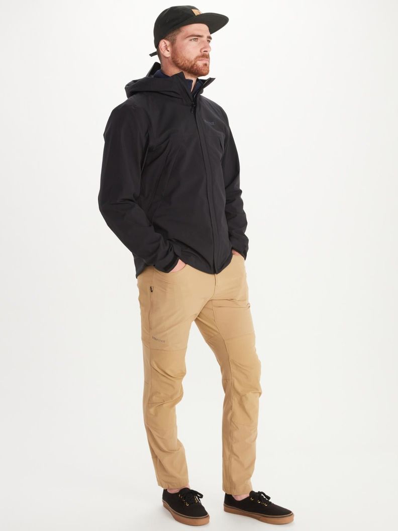 Chaqueta Marmot Hombre Impermeable Precip® Eco Negro-2