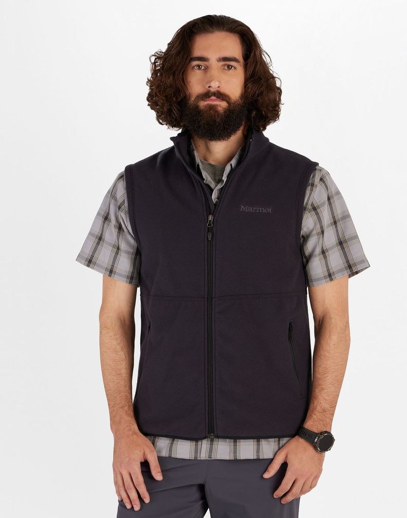 Polar Marmot Hombre Rocklin Vest Negro-0
