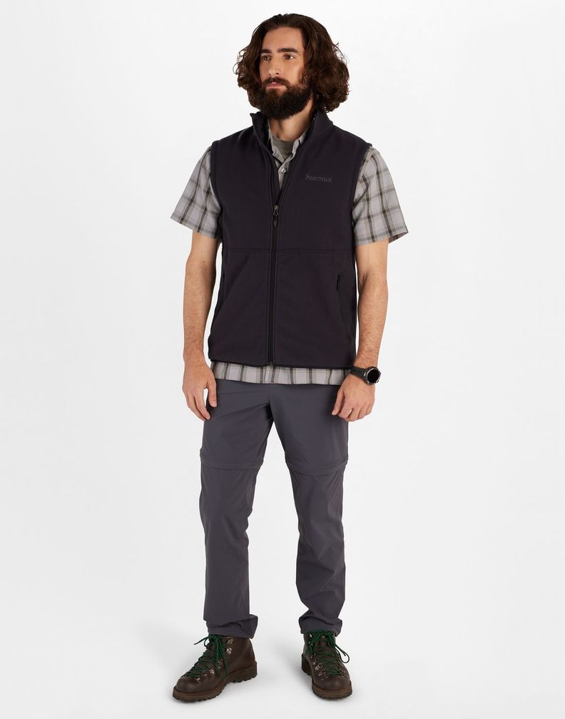 Polar Marmot Hombre Rocklin Vest Negro-1