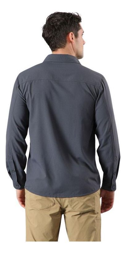 Camisa Andesgear Hombre Rupanco Ls Gris-1
