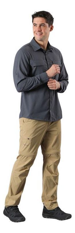 Camisa Andesgear Hombre Rupanco Ls Gris-2