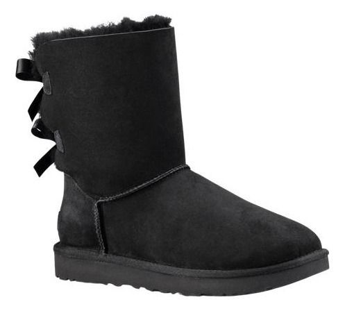 Bota UGG Mujer Bailey Bow Ii Negro-0