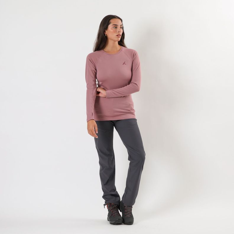 Primera Capa Andesgear Mujer Trekking Top - Rosado-2