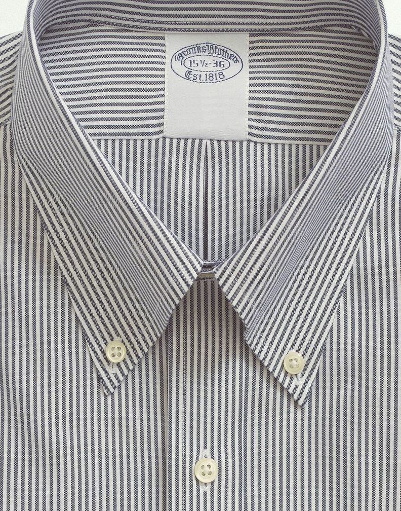 Camisa Brooks Brothers Hombre Sppt Pbd Reg Candy Stp Azul-2