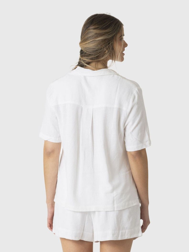 Camisa Kivül Mujer Lino Blanco-2