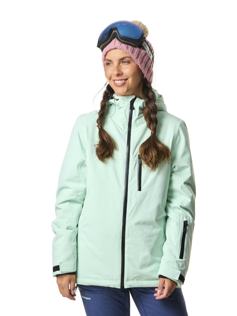 Chaqueta Kivul Mujer Koris Nieve Reciclada Verde Agua-0