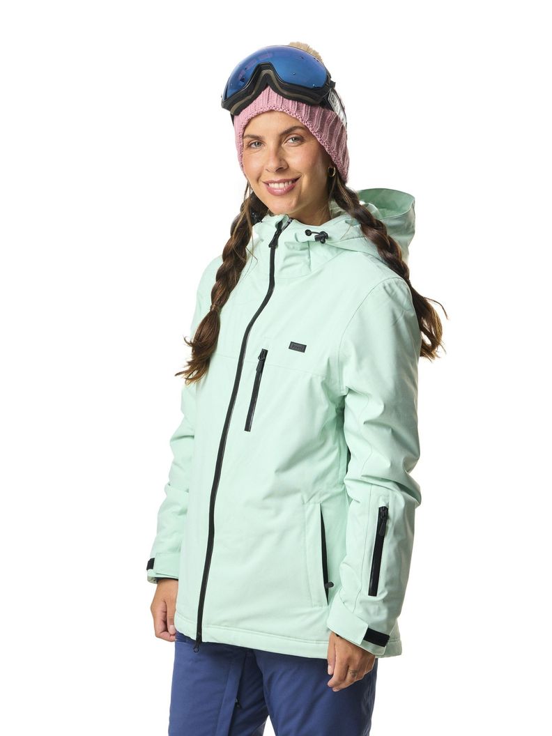 Chaqueta Kivul Mujer Koris Nieve Reciclada Verde Agua-2