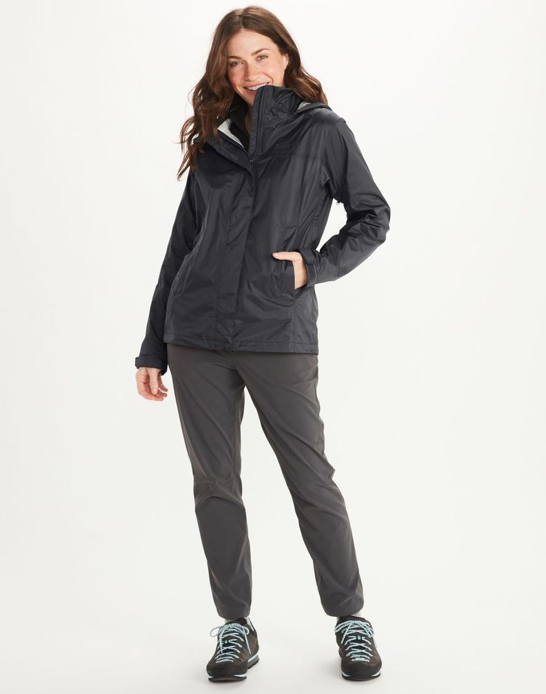 Chaqueta Marmot Mujer W Precip Eco Jacket Negro-2
