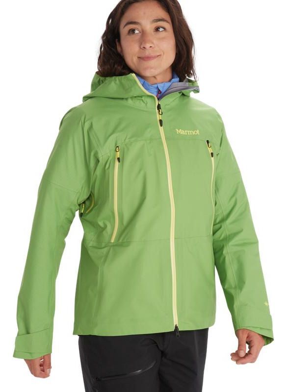 Chaqueta Marmot Mujer Impermeable Mitre Peak Gtx Verde-0