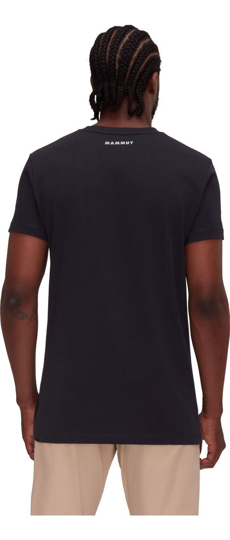 Polera Mammut Hombre Manga Corta Massone Rocks Negro-1