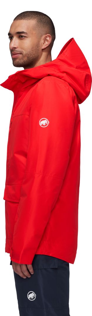 Chaqueta Mammut Hombre Fall Line Hs Thermo Hooded Rojo-1