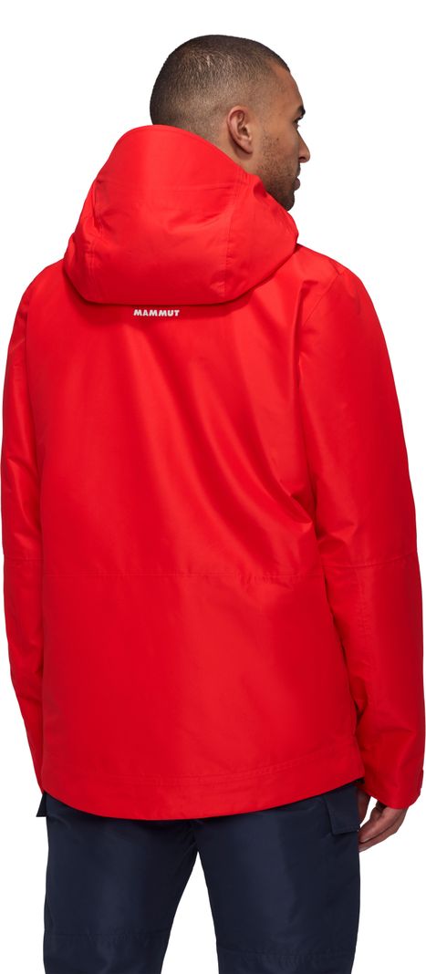 Chaqueta Mammut Hombre Fall Line Hs Thermo Hooded Rojo-2