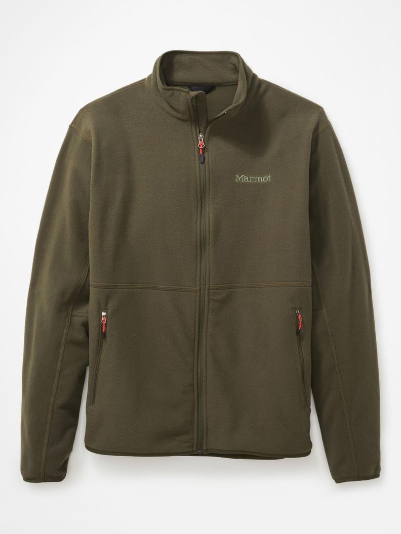 Polar Marmot Hombre Rocklin Full-zip Verde-3