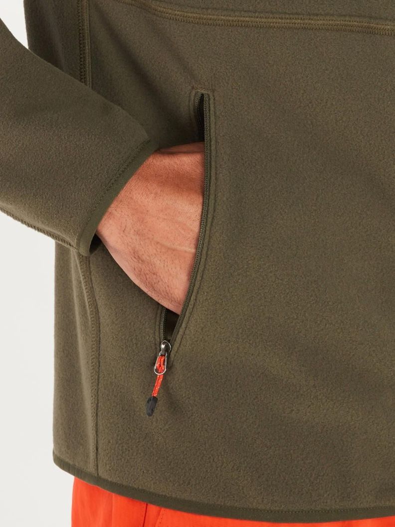 Polar Marmot Hombre Rocklin Full-zip Verde-4
