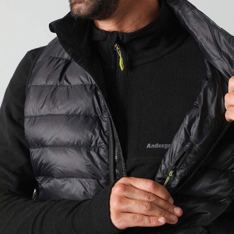 Chaqueta Andesgear Hombre Pluma Cucao Vest AG001 Negro-2