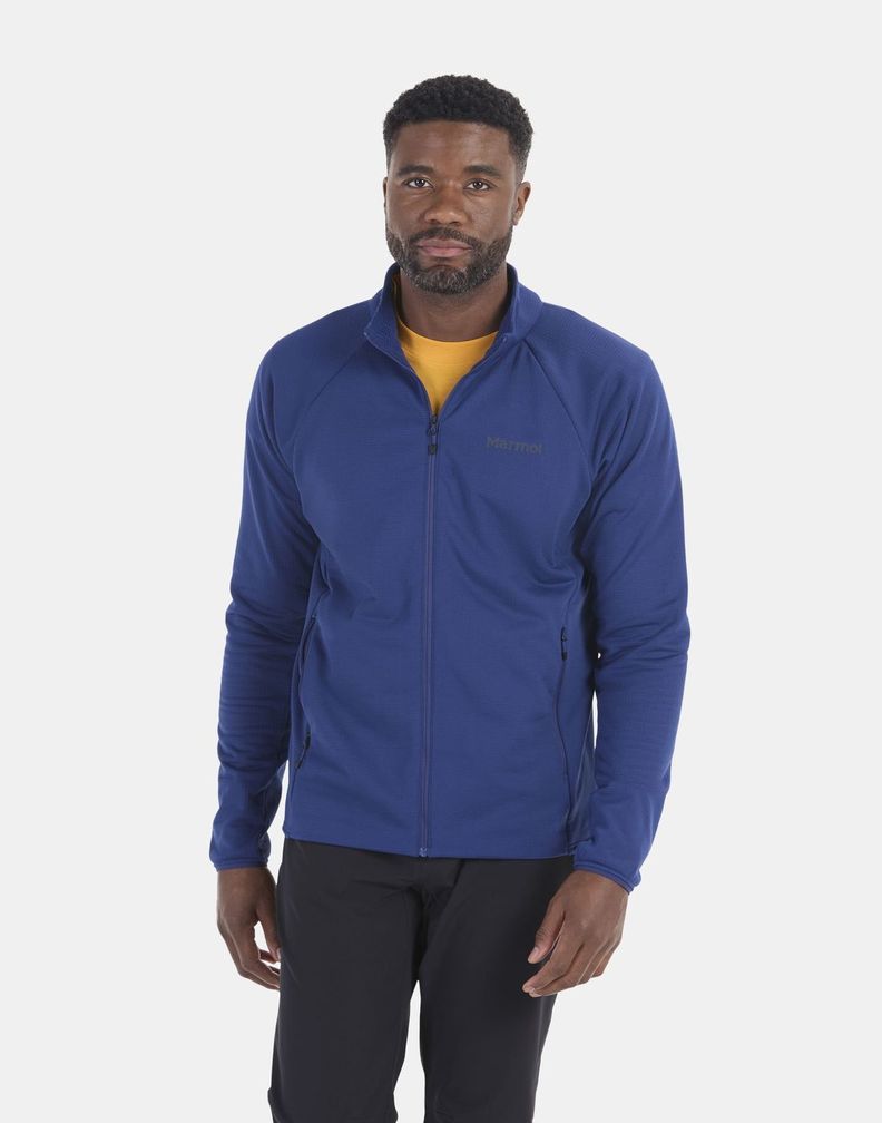 Polar Marmot Hombre Leconte Fleece Jacket Azul-0