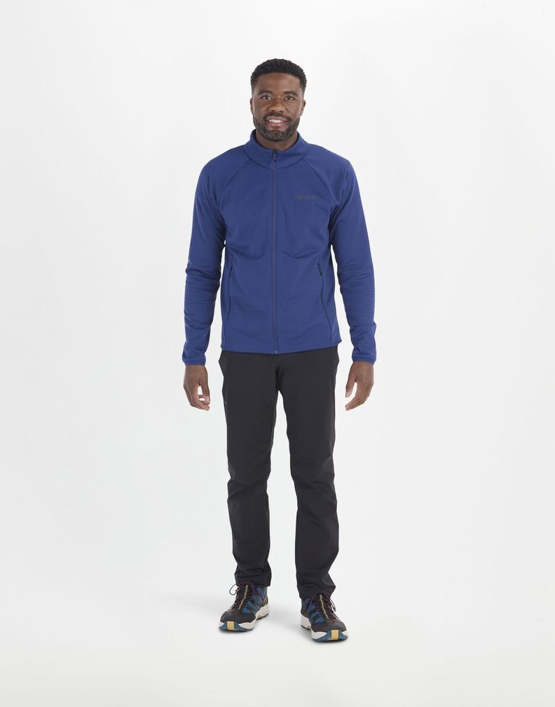 Polar Marmot Hombre Leconte Fleece Jacket Azul-2