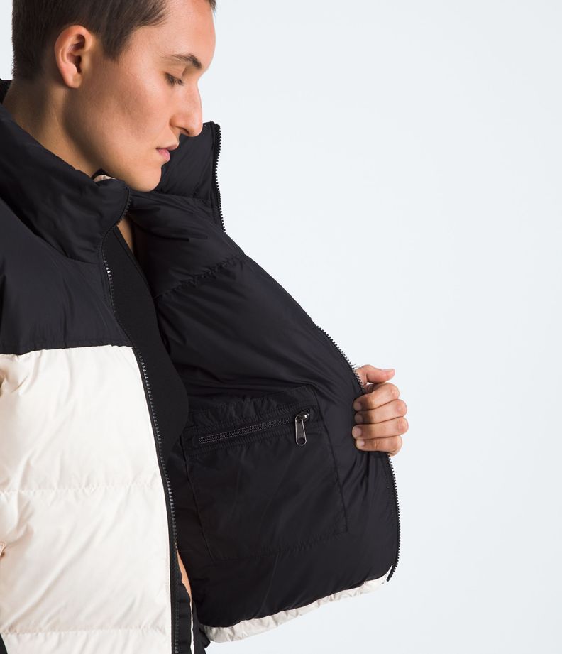 Chaqueta The North Face Mujer De Pluma 1996 Retro Nuptse Blanco-5
