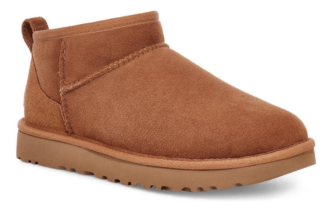 Bota UGG Mujer Classic Ultra Mini Café Claro-1