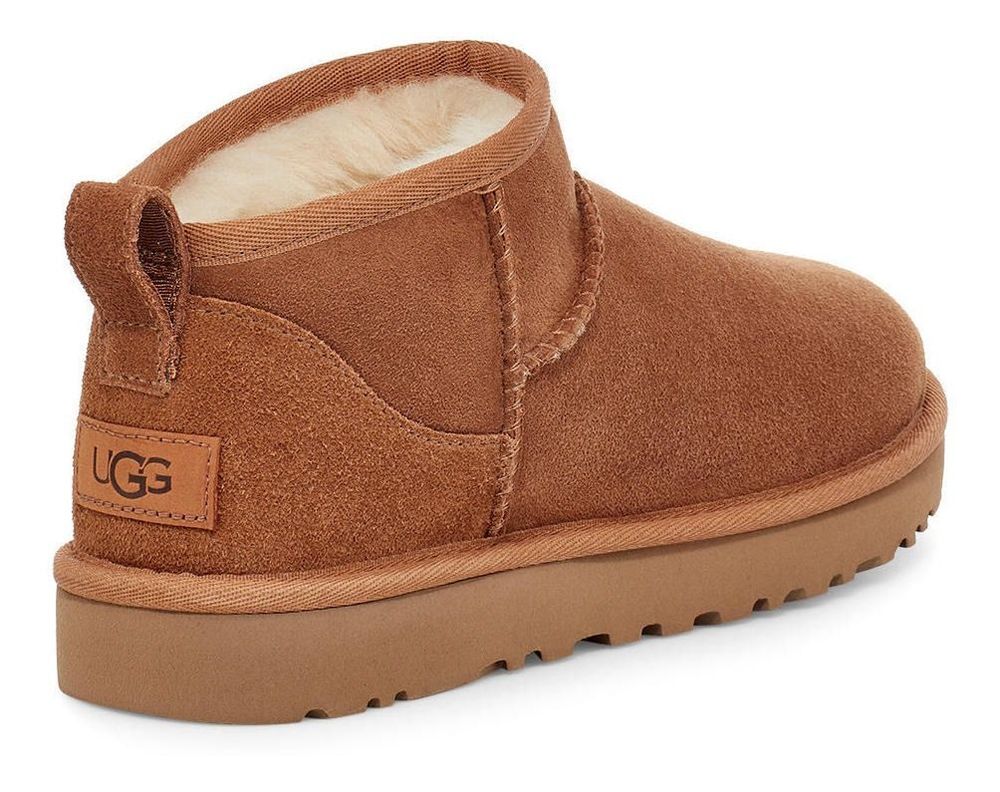 Bota UGG Mujer Classic Ultra Mini Café Claro-3