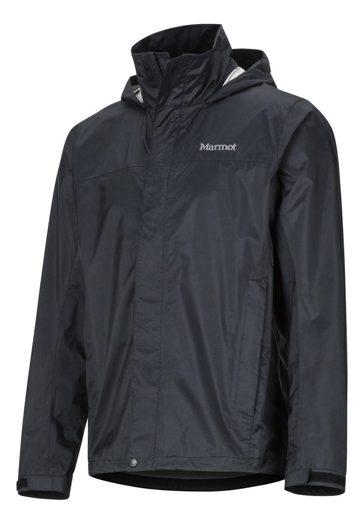 Chaqueta Marmot Hombre Impermeable Precip Eco Negro-2